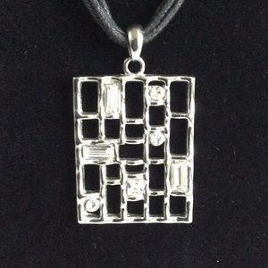 Unique Geometric Rhinestone Necklace